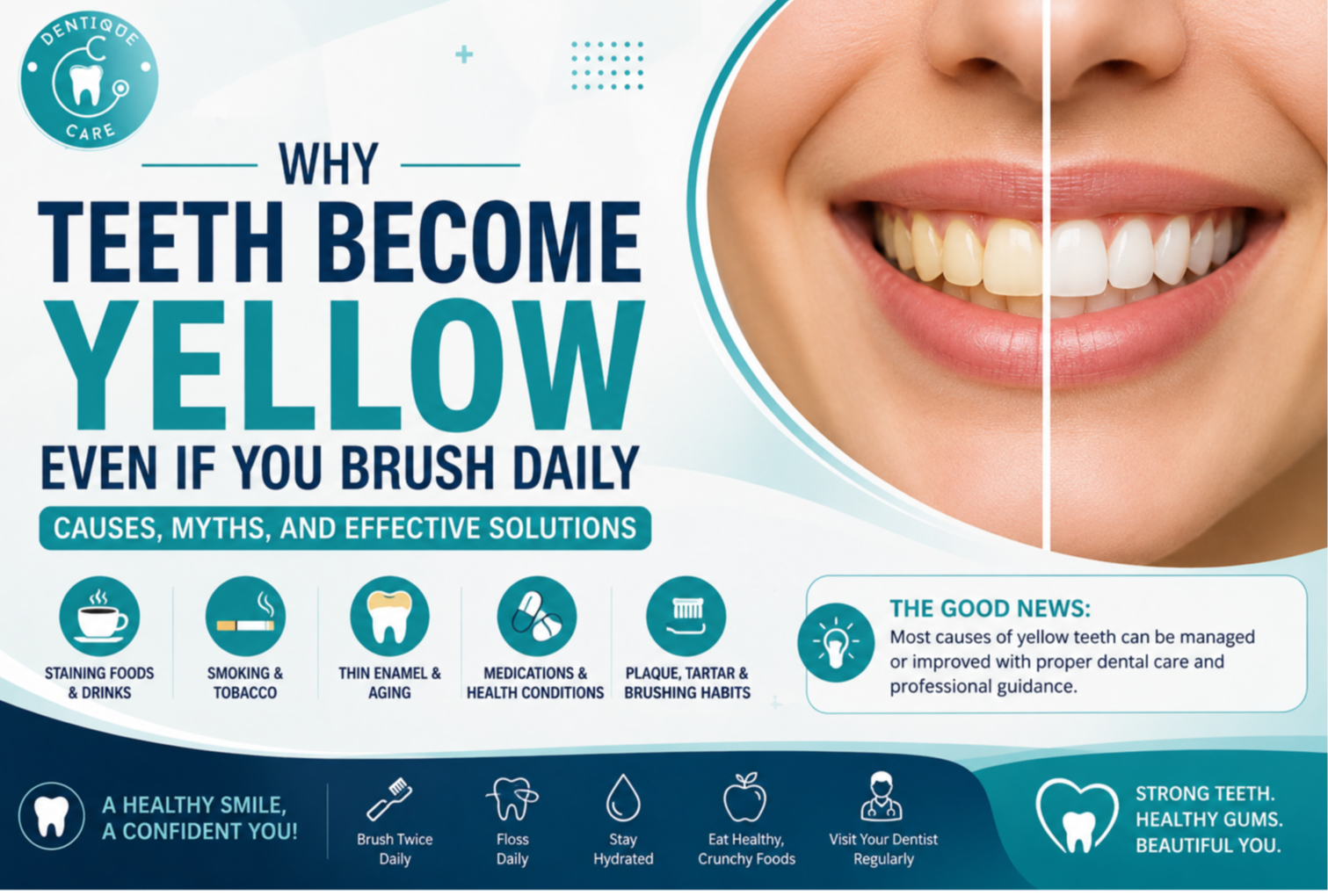 Why Teeth Become Yellow Even If You Brush Daily: Causes, Myths, and Effective Solutions