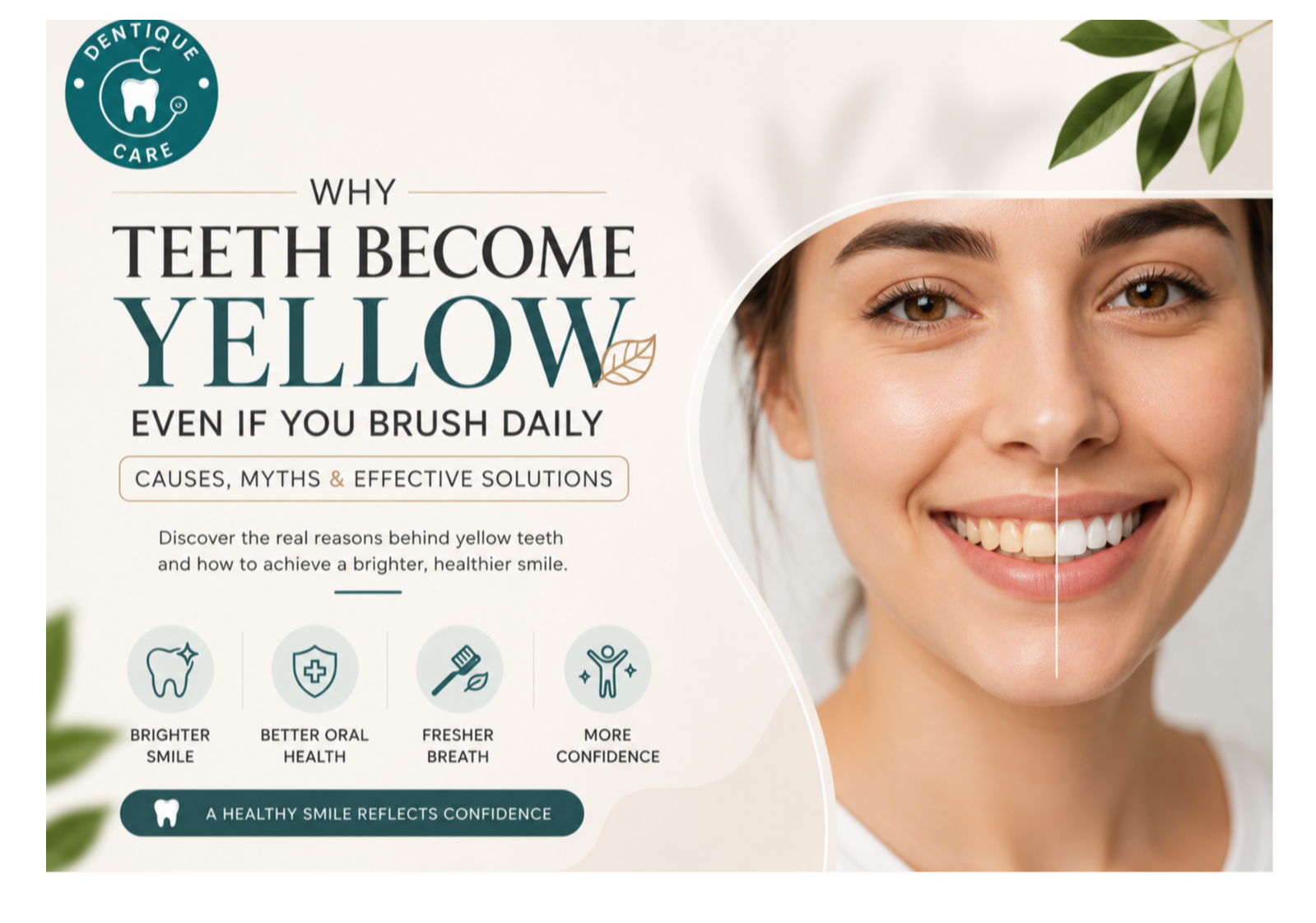 Why Teeth Become Yellow Even If You Brush Daily: 